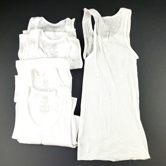 NWOT Fruit of the Loom Tagless Ribbed Tank Top - Picture 3 of 3